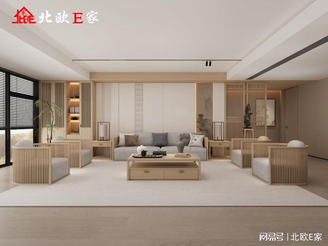 具搭配方案品味生活的静谧时光CQ9电子游戏北欧E家实木家(图4)