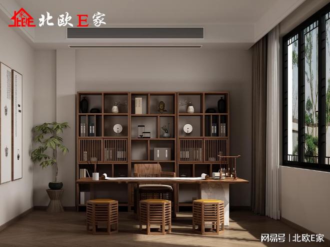新中式家装设计美得不可方物CQ9电子网站北欧E家：