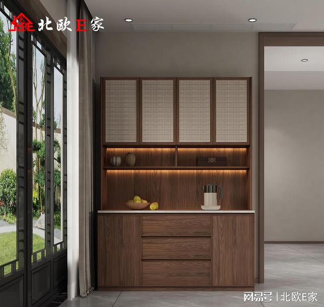 新中式家装设计美得不可方物CQ9电子网站北欧E家：(图4)