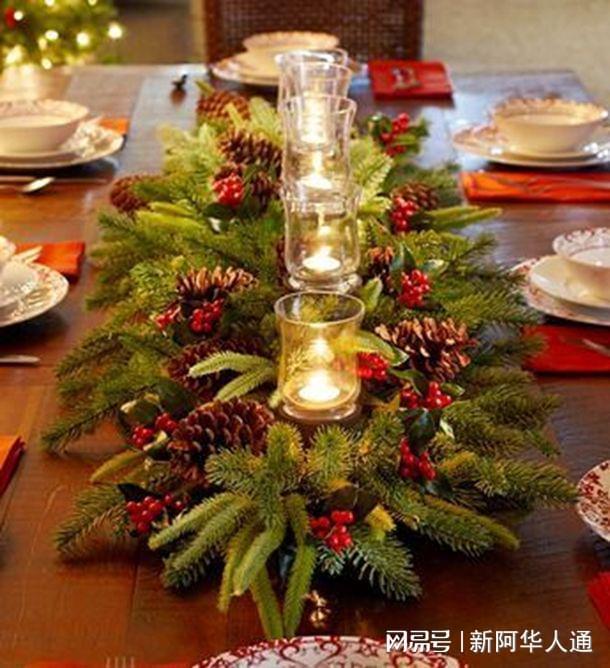 新宠 天然装饰品成今年最热趋势CQ9电子登录阿根廷圣诞餐桌(图1)